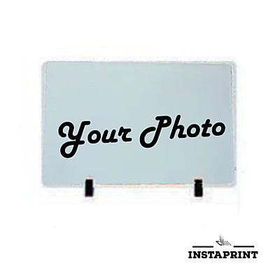 Rectangle Glass Photo Frame With Stand
